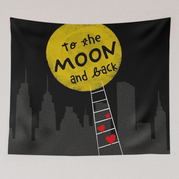Item preview, TO THE MOON AND BACK  designed and sold by GinoFerrara.