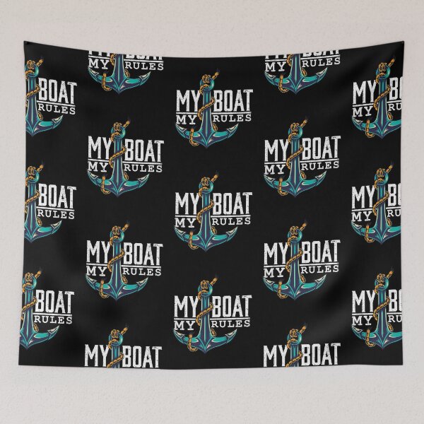 Item preview, My Boat My Rules Boat Owner Funny Boating Captain designed and sold by lloyd68.