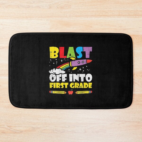 Item preview, Kids Blast Off Into 1st Grade Rocket First Day Of School Boys T-Shirt designed and sold by BintzLeona.