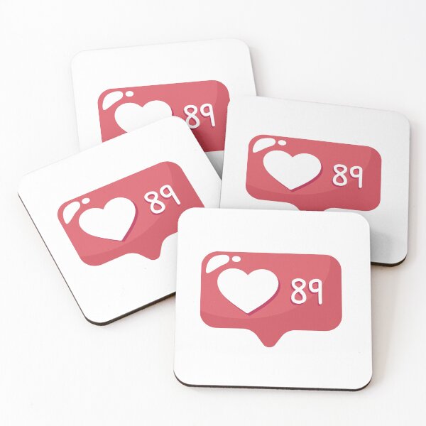 Item preview, Red like design, instagram like  designed and sold by Mokastro.