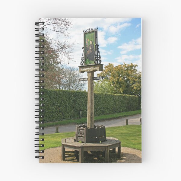 Item preview, Village Sign, Wimborne St Giles designed and sold by RedHillDigital.