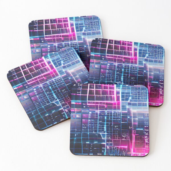 Item preview, Cyber Grid Pattern designed and sold by Arkneer.