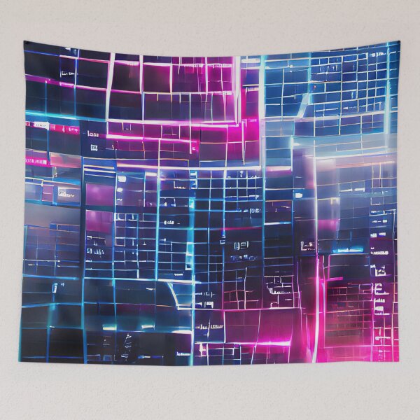 Item preview, Cyber Grid Pattern designed and sold by Arkneer.