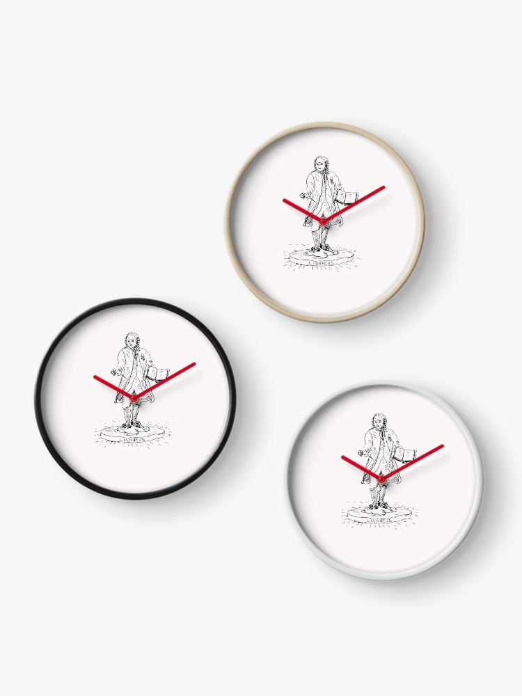 Thumbnail 3 of 4, Clock, Linnaeus designed and sold by Betty Mackey.