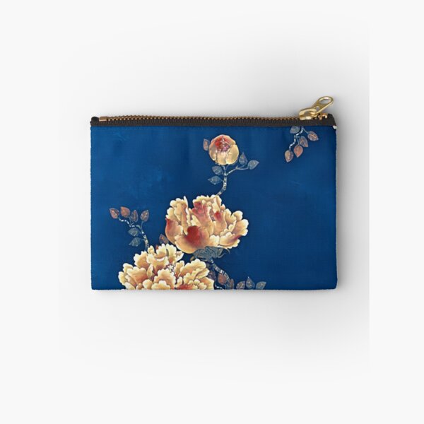 Item preview, Enhanced Japanese vintage watercolour art with blue background designed and sold by Corinne Alexa Jackson.