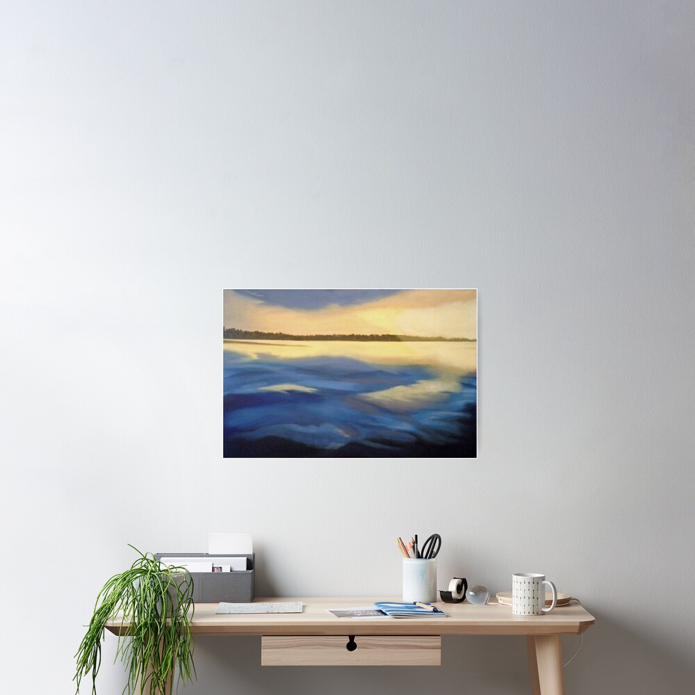 Illumination Ocean Painting Poster