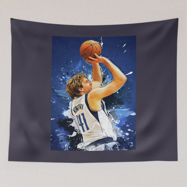 Item preview, Funny Gifts Nba Illustration Dirk Nowitzki Art designed and sold by KonstantinWeise.