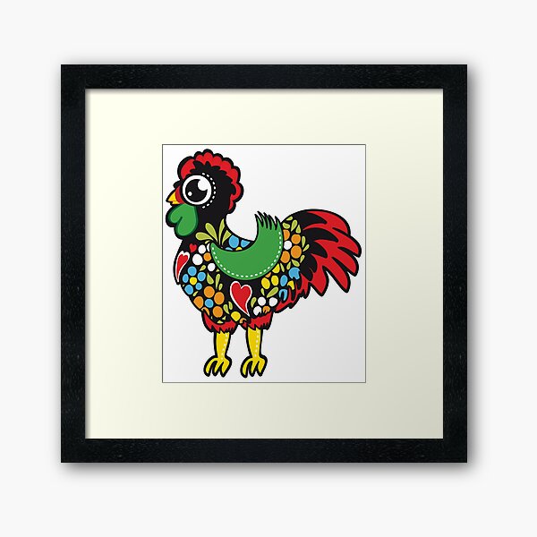 Famous Rooster #04 Framed Art Print