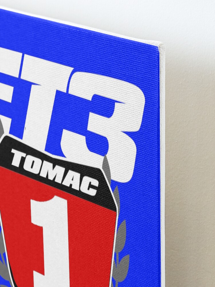 "Eli Tomac Motocross 2022 Motocross Champion ET3 RED Number Plate