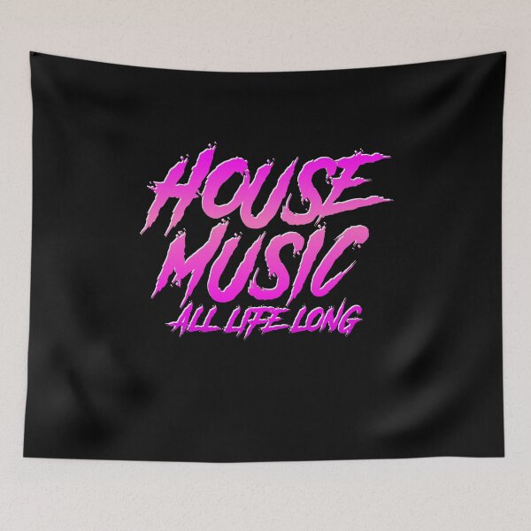 Item preview, House Music All Life Long EDM DJ Rave designed and sold by mBshirts.
