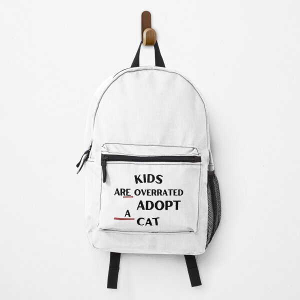Item preview, Kids are overrated adopt a cat designed and sold by marianna cotaru.