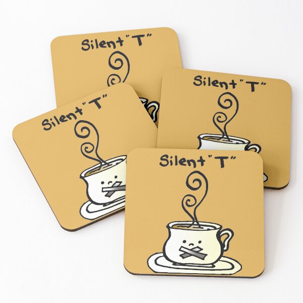 Item preview, Silent "Tea" Pun designed and sold by Nalinne Jones.