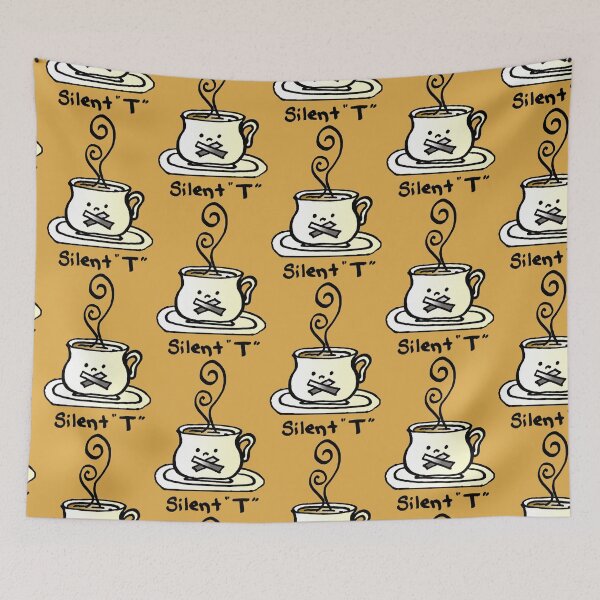 Item preview, Silent "Tea" Pun designed and sold by Nalinne Jones.