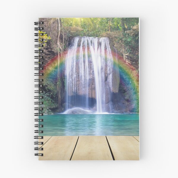 Artikelvorschau, Erstaunlicher Wasserfall mit Regenbogen entworfen und verkauft von Luxxe87.
