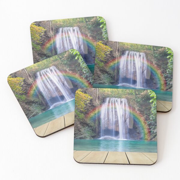 Item preview, Amazing Waterfall with Rainbow designed and sold by Luxxe87.