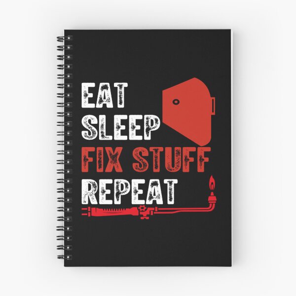 Item preview, Eat Sleep Fix Stuff Repeat        designed and sold by PurpleZebraDs.