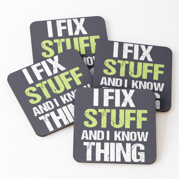 Item preview, I Fix Stuff And I know Thing Funny Dad   designed and sold by PurpleZebraDs.