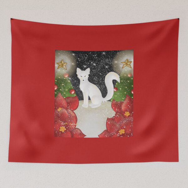Item preview, Christmas Fox designed and sold by DancingFoxArt.