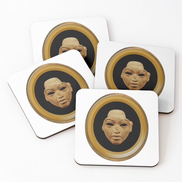 Item preview, Amarna Face Golden Frame designed and sold by emhoteb.