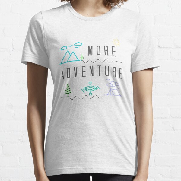 Aperçu de l'œuvre Sortez pour plus d'aventure, camping, kayak, randonnée, cadeau créée et vendue par BookeryBoutique.