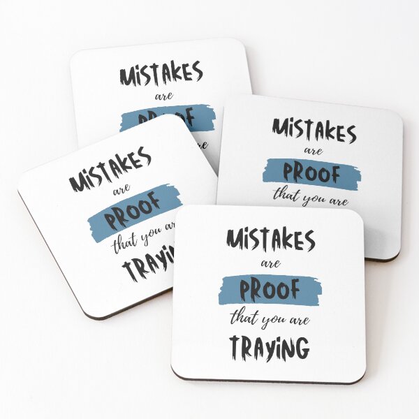 Item preview, Mistakes Are Proof Youre Trying designed and sold by MoaaStore.