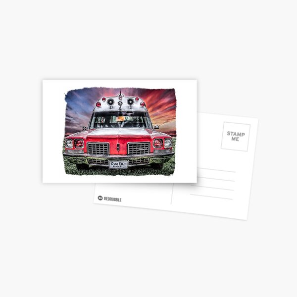 Retro Ambo Postcard