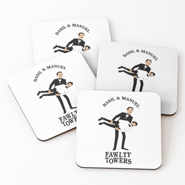 Item preview, Fawlty Towers - Basil & Manuel Funny Cartoon designed and sold by Tom Newberry.