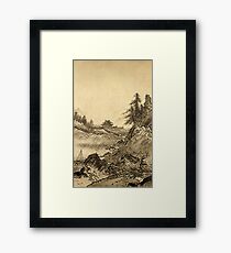 Sesshu Toyo Winter Landscape Framed Print