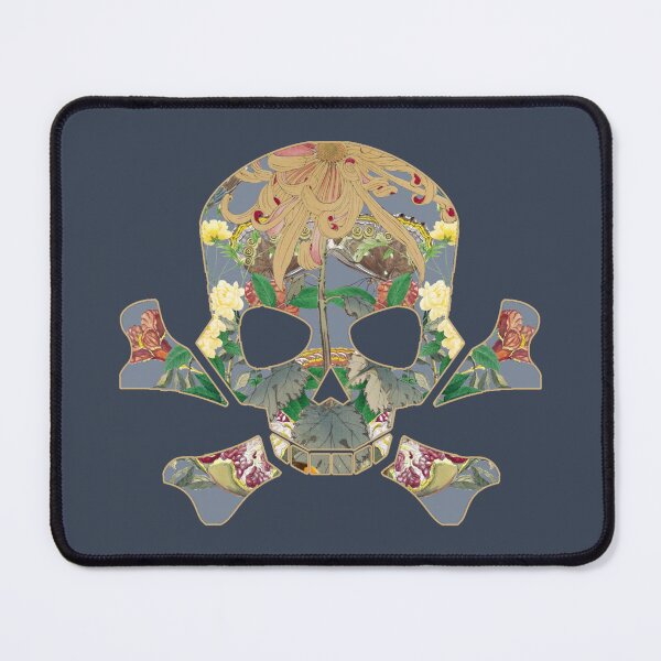 Item preview, Beautiful Skull Filled With Vintage Flowers designed and sold by TrulyEpoque.