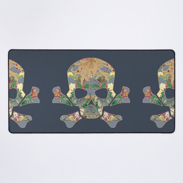 Item preview, Beautiful Skull Filled With Vintage Flowers designed and sold by TrulyEpoque.