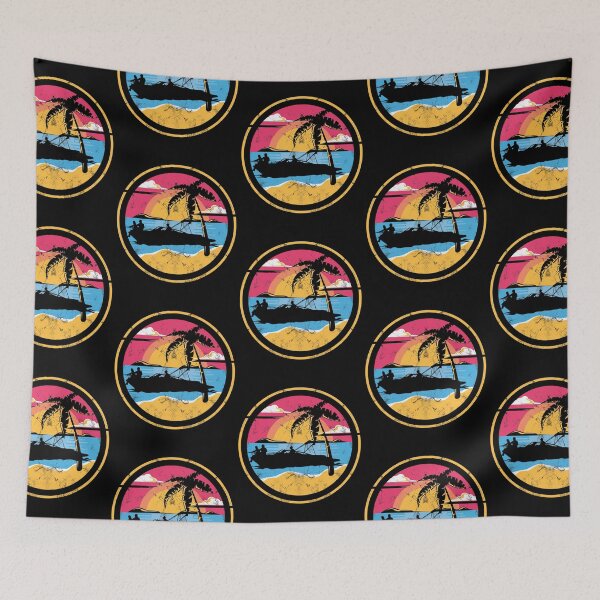 Item preview, Vintage Style Pontoon Boat Boating 90s Summer designed and sold by lloyd68.
