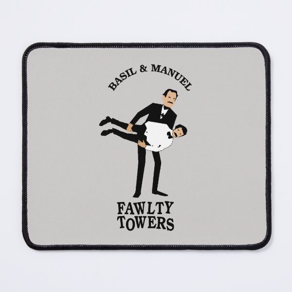 Item preview, Fawlty Towers - Basil & Manuel Funny Cartoon designed and sold by Tom Newberry.
