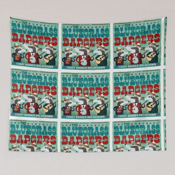 Item preview, Los tejones de bluegrass designed and sold by gklucas.