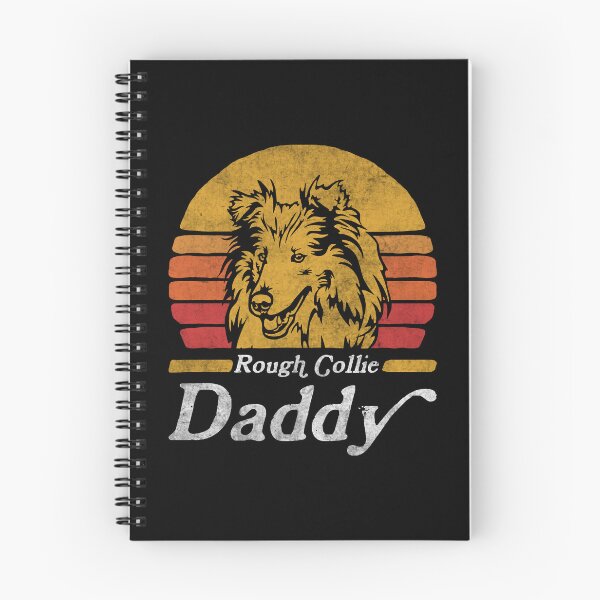Item preview, Retro Vintage Rough Collie Daddy designed and sold by More Cute Dogs.