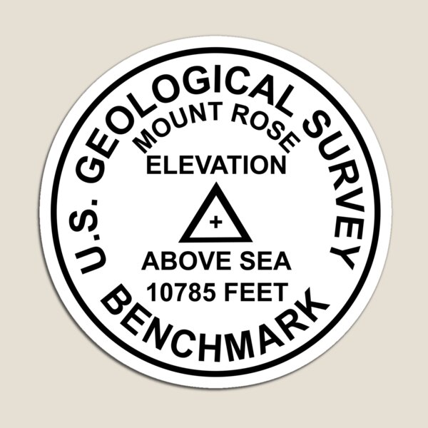 Item preview, Mount Rose, Nevada USGS Style Benchmark designed and sold by topou.