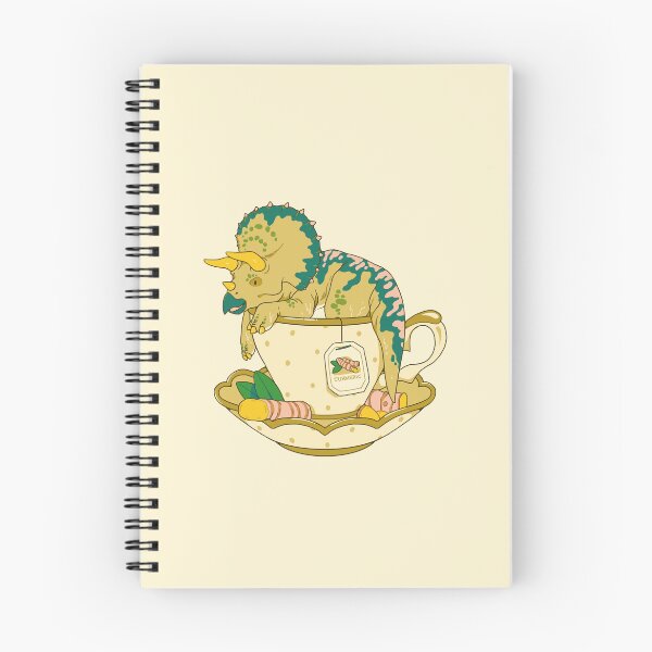 Item preview, Teacup Dinos: Turmeric Tea Triceratops designed and sold by evekajander.