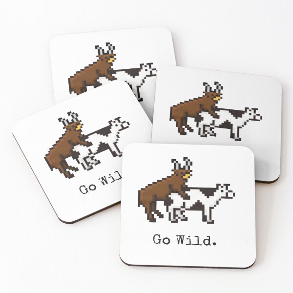 Item preview, COWS GO WILD PIXEL designed and sold by . OPAGANG.
