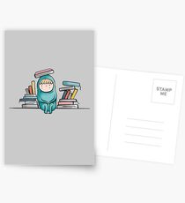 Book Reading Introvert Problems Postkarten