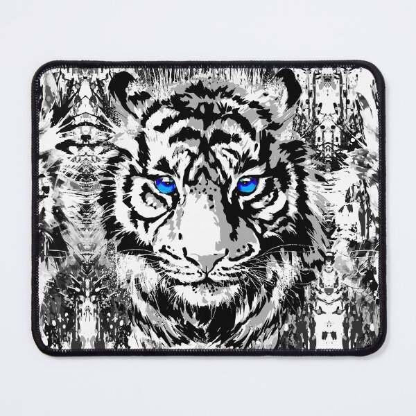 Item preview, White Tiger Head - Vintage Retro Tiger Face designed and sold by BigWildKiwi.