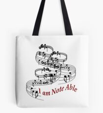 I Am Note Able Tote Bag