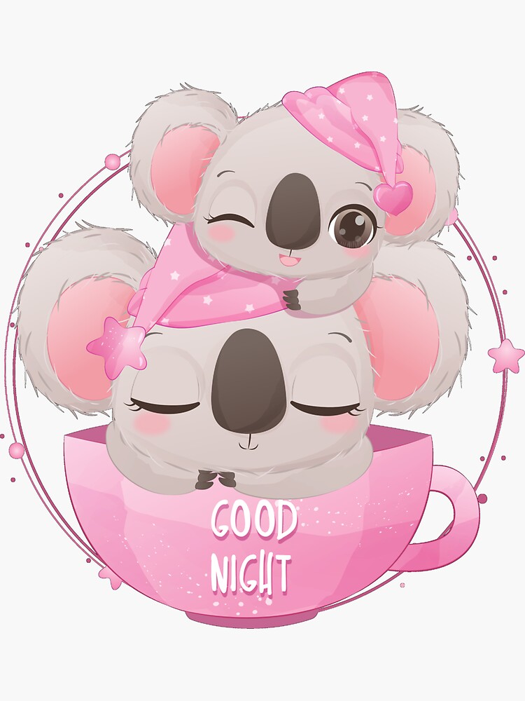 Cute Baby Sleeping Vector Design Images, Cute Sleeping Koala