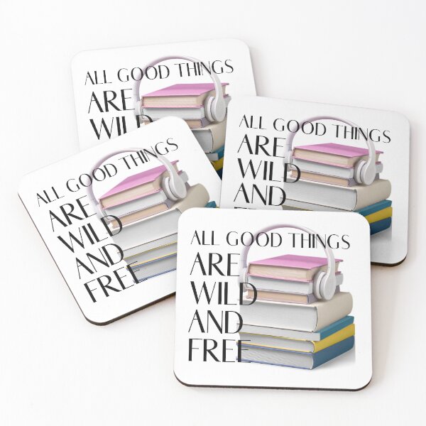 Item preview, All good things are wild and free designed and sold by TheBichrDesign.