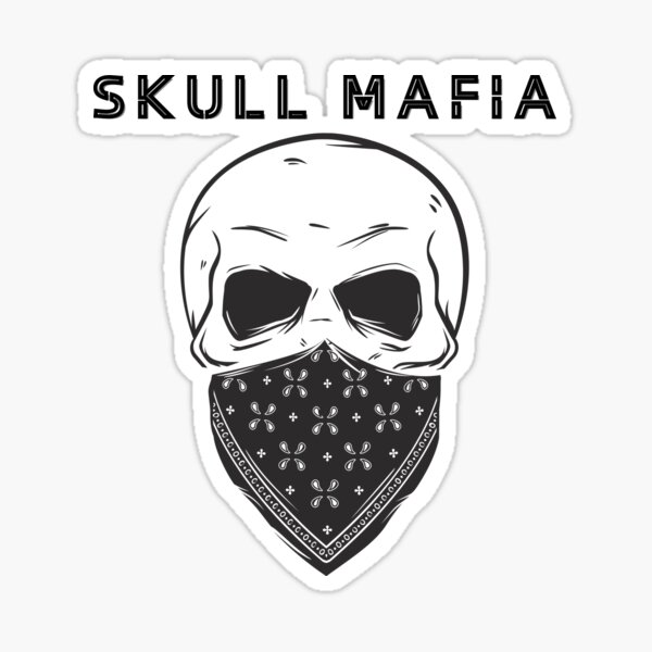 Skull Mafia Sticker For Sale By Storenizar Redbubble