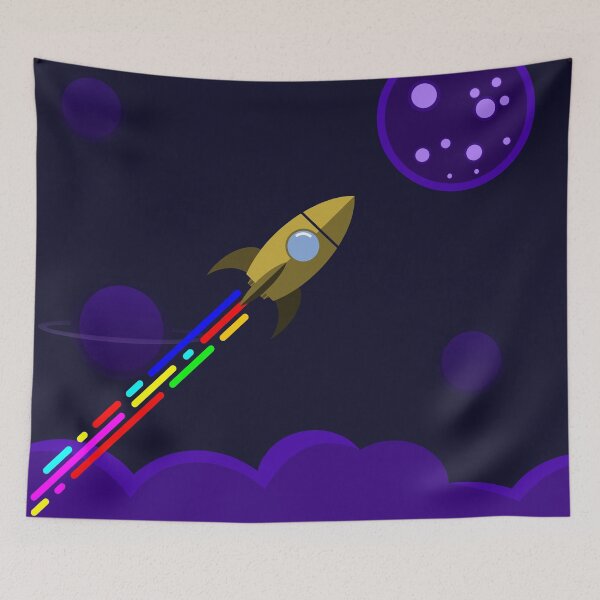 Item preview, Rocket to the moon designed and sold by Khial.
