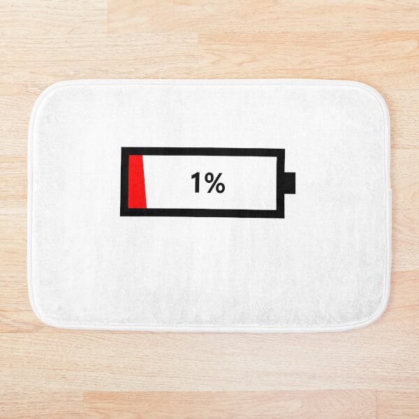 Item preview, 1% Low Red Battery - Charge me now designed and sold by QOT  Designs.