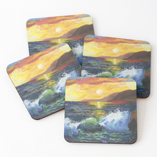 Item preview, Ocean sunset designed and sold by Treemonk.