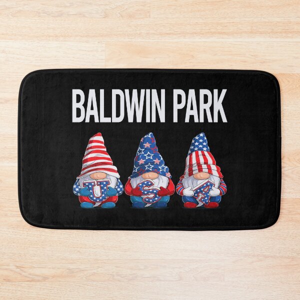 Item preview, Happy USA Gnomes Baldwin Park designed and sold by xaviajames9.