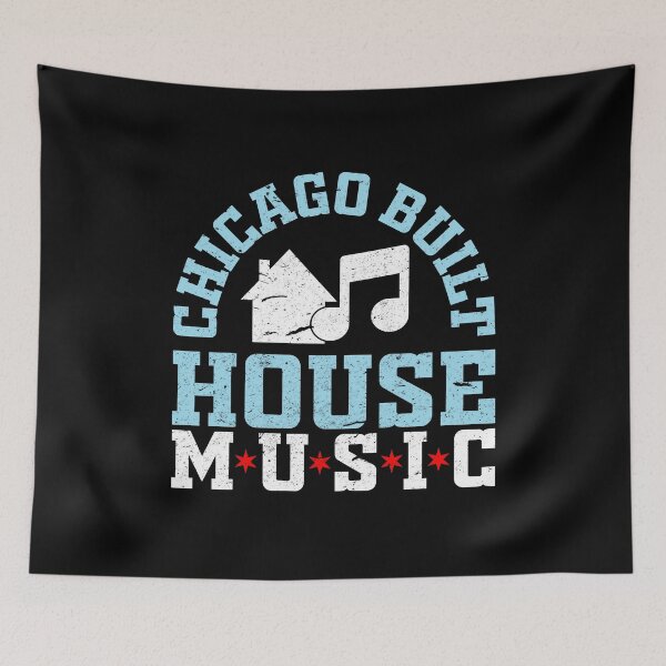 Item preview, Chicago Built House Music Househead EDM Rave DJ designed and sold by mBshirts.
