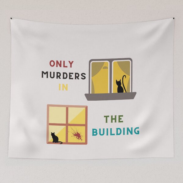 Item preview,  only murders in the building t-shirts, murder in the building essential t-shirts designed and sold by BLUE  bubble.