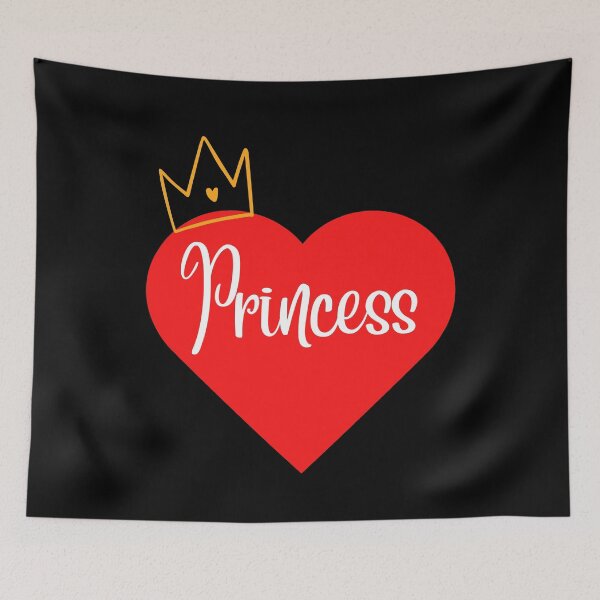 Artikelvorschau, Sissy Princess Heart Rot Weiß und Gold entworfen und verkauft von SISSY4SISSIES.